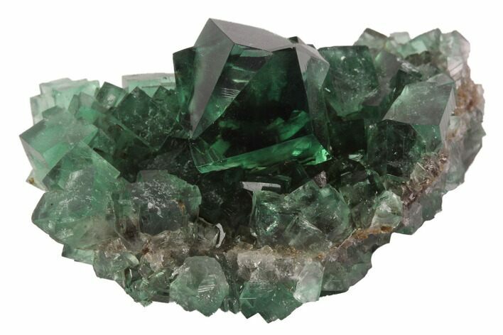 Fluorite Crystal Cluster - Rogerley Mine #94535